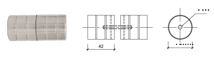 Kích thước tay nắm vách ngăn vệ sinh inox 201