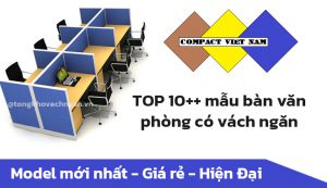 bàn văn phòng có vách ngăn